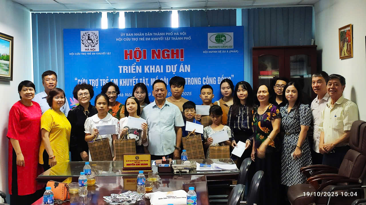 Triển khai dự án “Cứu trợ trẻ em khuyết tật, mồ côi sống trong cộng đồng”