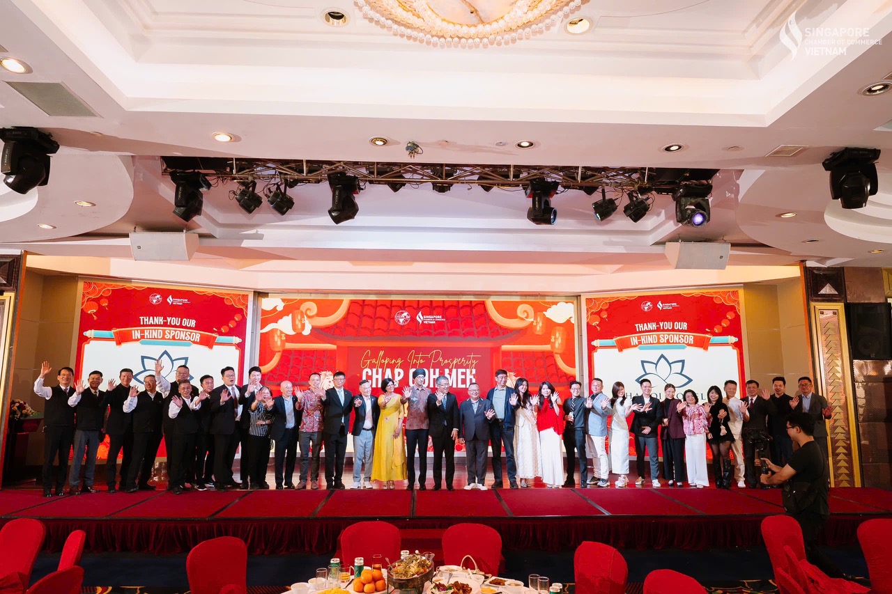 Hiệp hội Doanh nghiệp Singapore tại Việt Nam (SingCham Vietnam), Hiệp hội Thương mại Đài Loan tại Việt Nam, chi nhánh Bắc Ninh đã tổ chức lễ hội Chap Goh Mei 2026